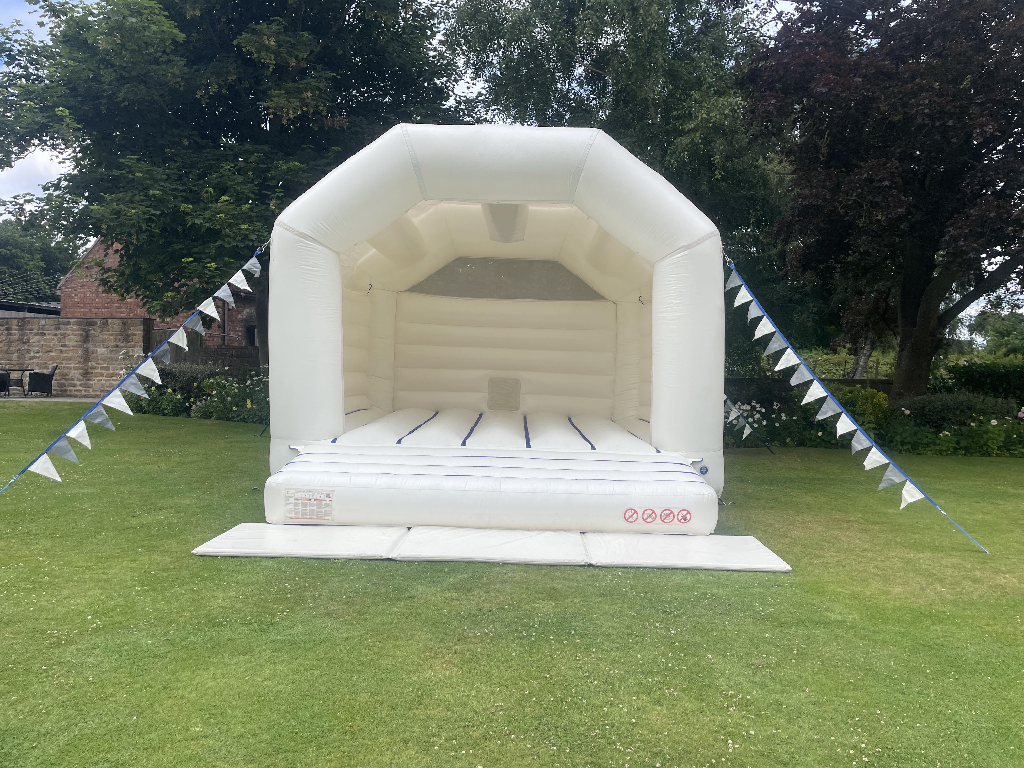 White Bouncy Castle Hire